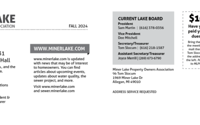 Reminder: Fall Meeting August 31, 2024