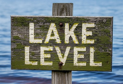 Overnight rain and higher lake levels today…